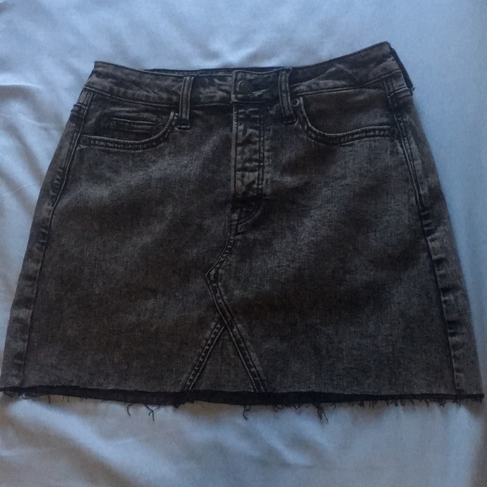 AE Black Demin Skirt